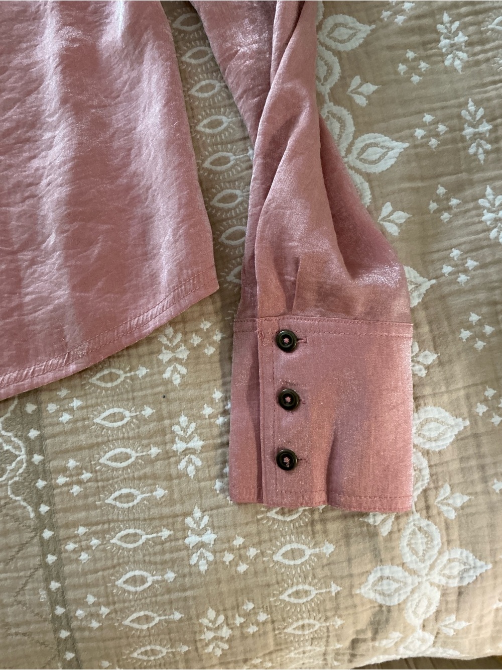 Beautiful dusty rose colored blouse  Pilcro ( anthropology) sz S - Picture 11 of 11